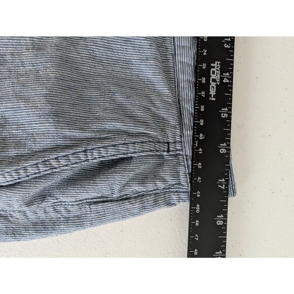 Tommy Bahama Linen Shorts Men 34* Beach Coast Flat Front 9" Inseam Blue - Picture 6 of 10